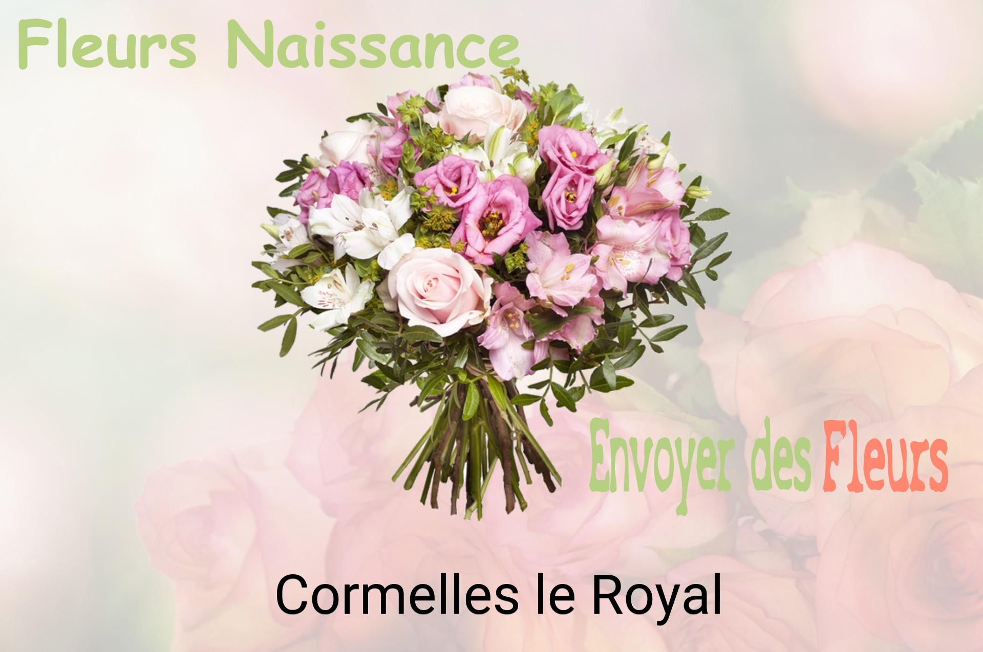 Bouquet de fleurs de naissance livré à Cormelles-le-Royal