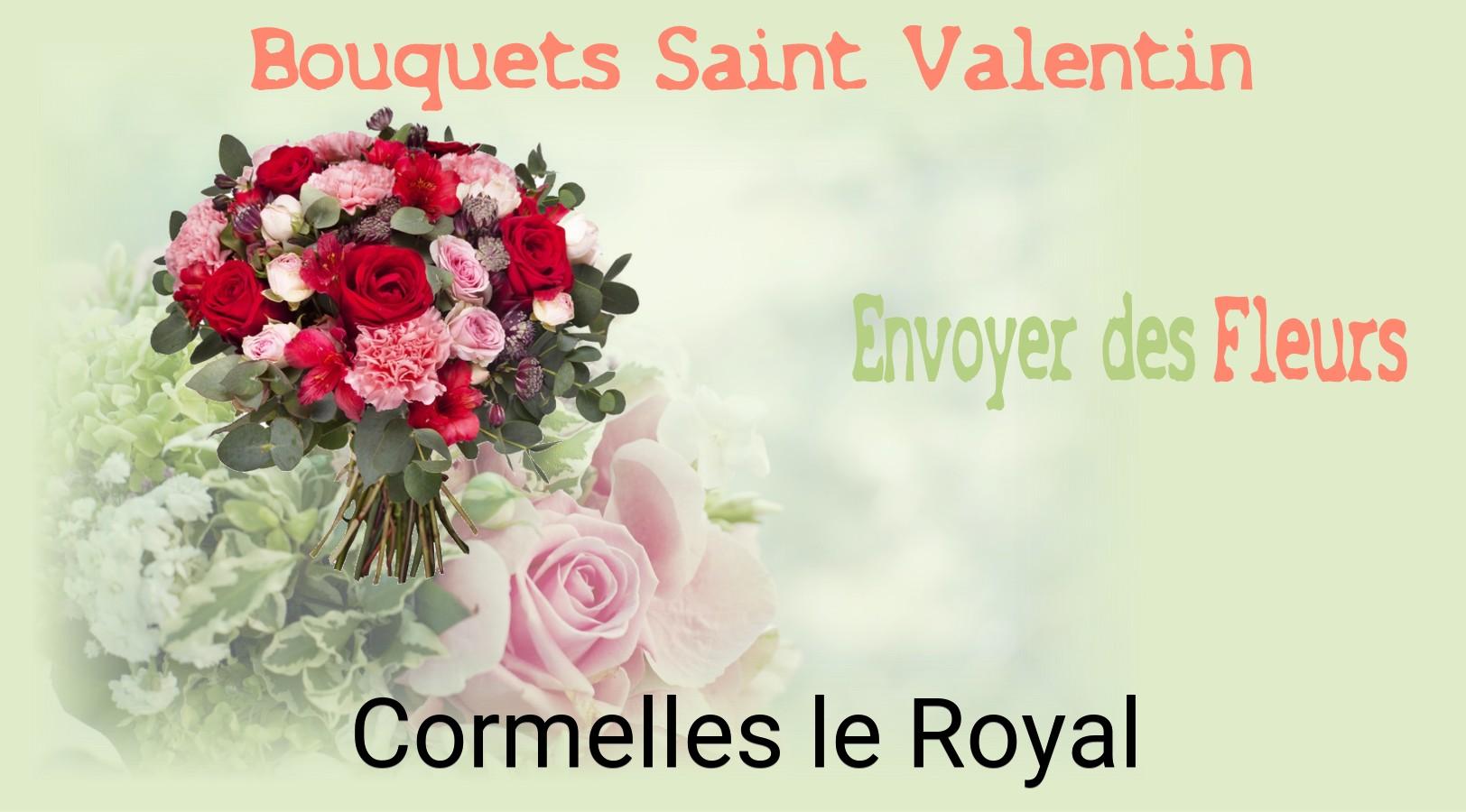 Roses de Saint-Valentin livrées à Cormelles-le-Royal
